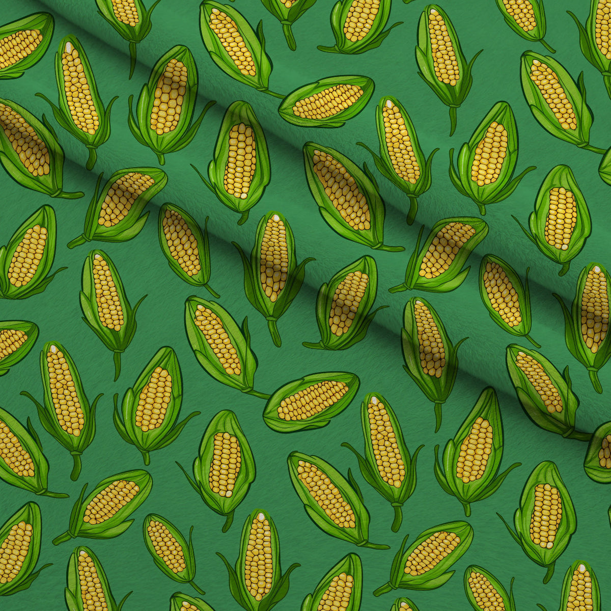 Golden Maize Pattern 3 Minky Fabric