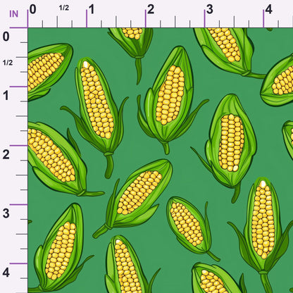 Golden Maize Pattern 3 Minky Fabric