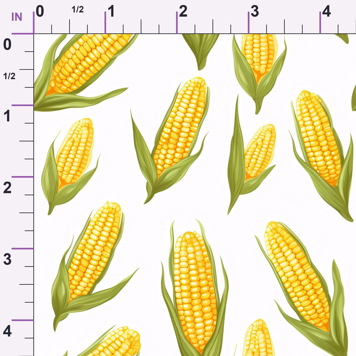 Golden Maize Pattern 31 Minky Fabric