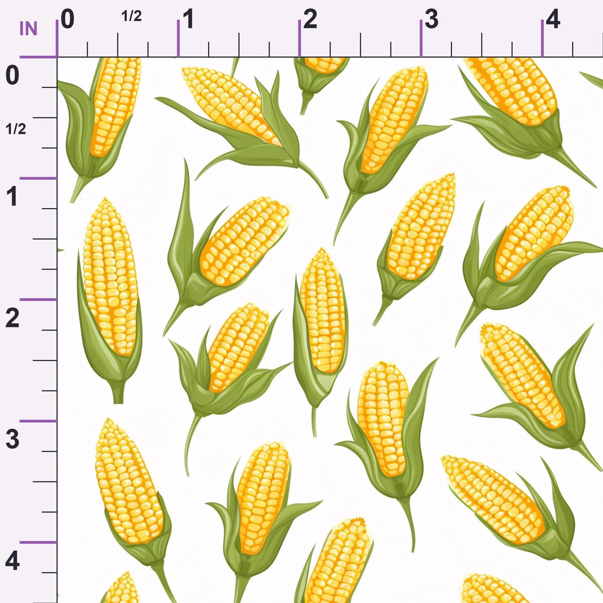 Golden Maize Pattern 33 Minky Fabric