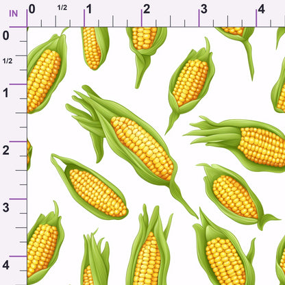 Golden Maize Pattern 34 Minky Fabric