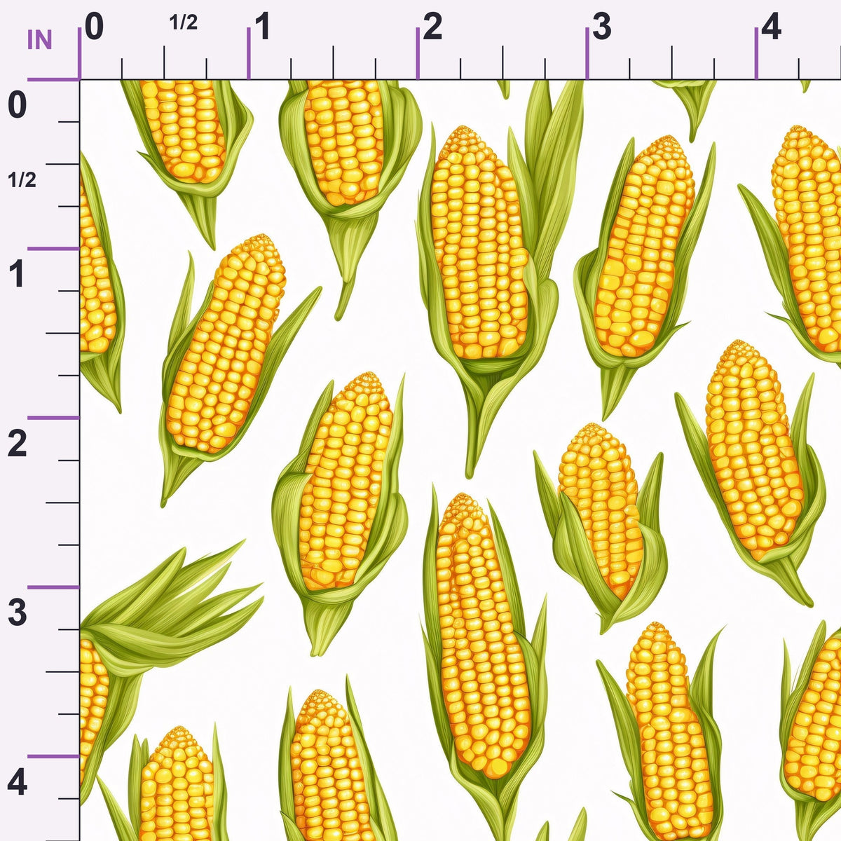 Golden Maize Pattern 35 Minky Fabric