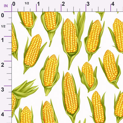 Golden Maize Pattern 35 Minky Fabric
