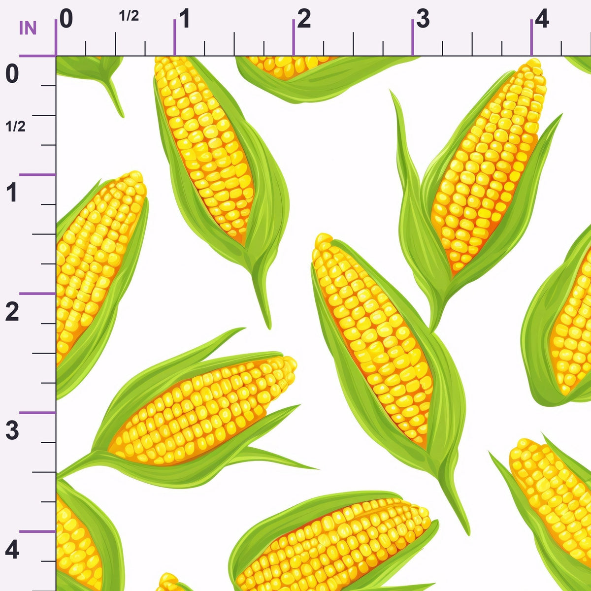 Golden Maize Pattern 36 Minky Fabric