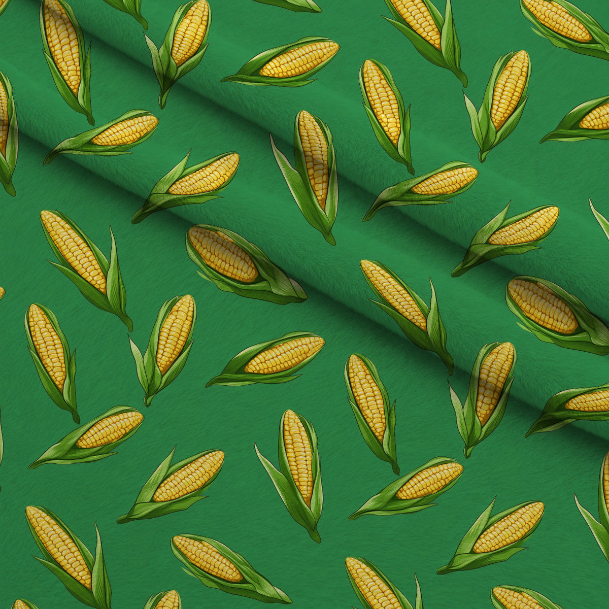 Golden Maize Pattern 4 Minky Fabric