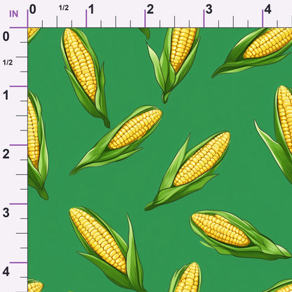 Golden Maize Pattern 4 Minky Fabric