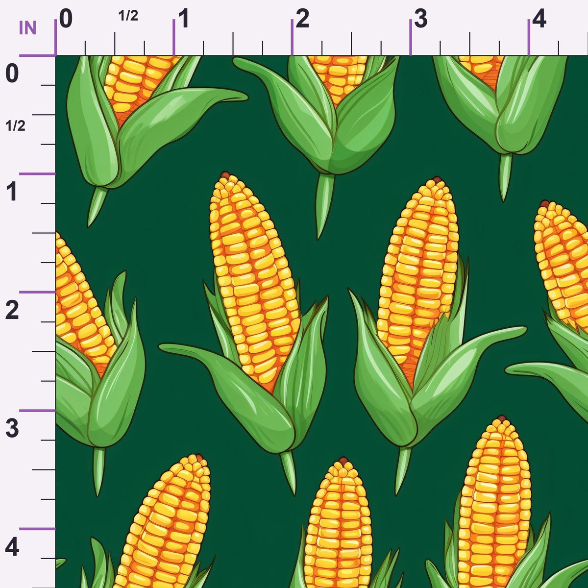 Golden Maize Pattern 5 Minky Fabric