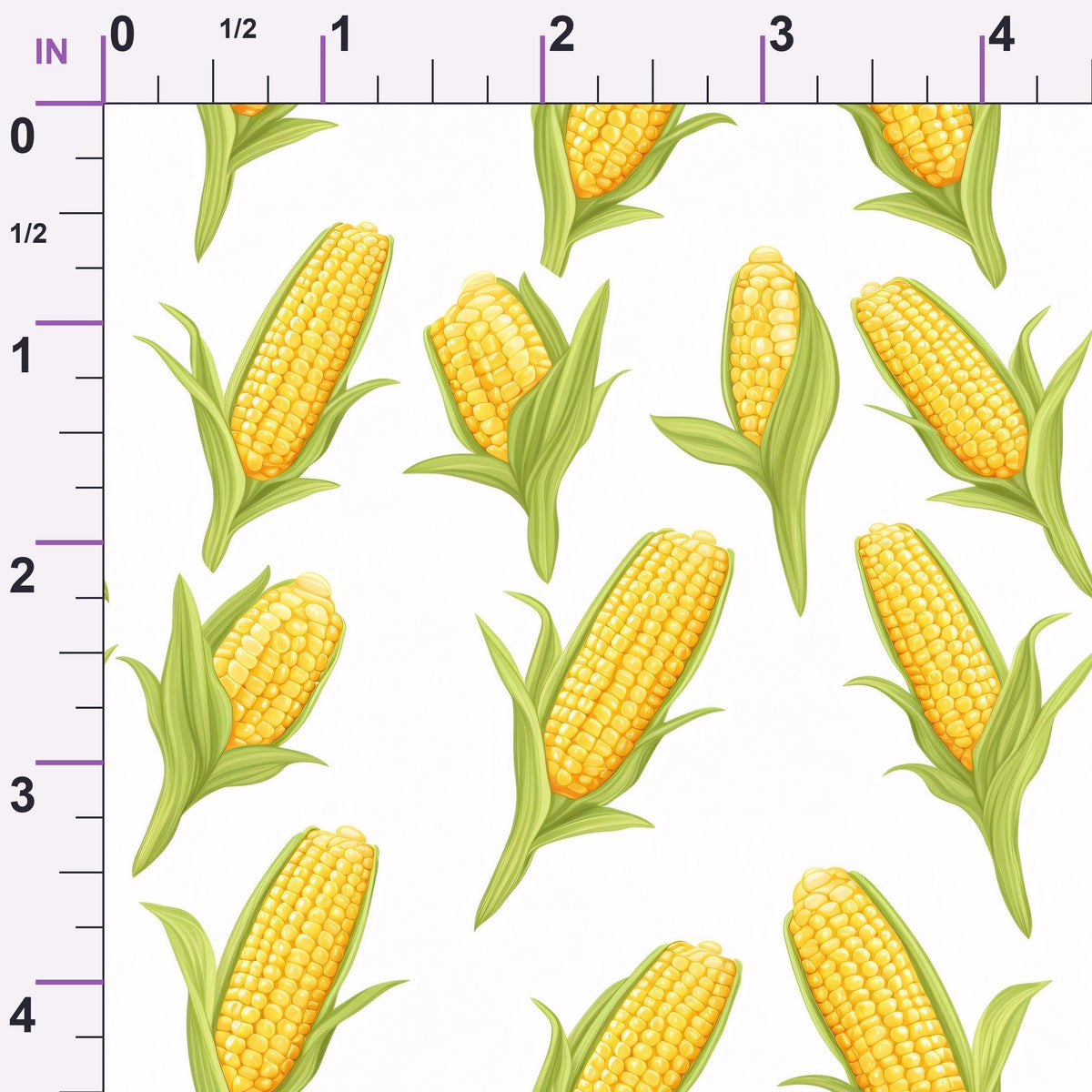 Golden Maize Pattern 7 Minky Fabric