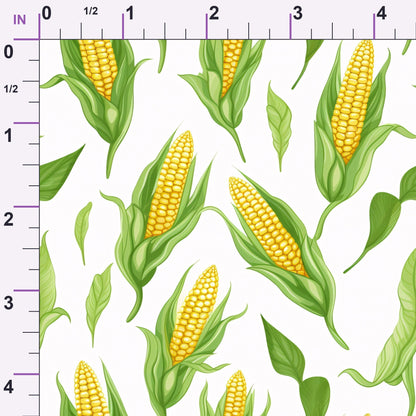 Golden Maize Pattern 8 Minky Fabric