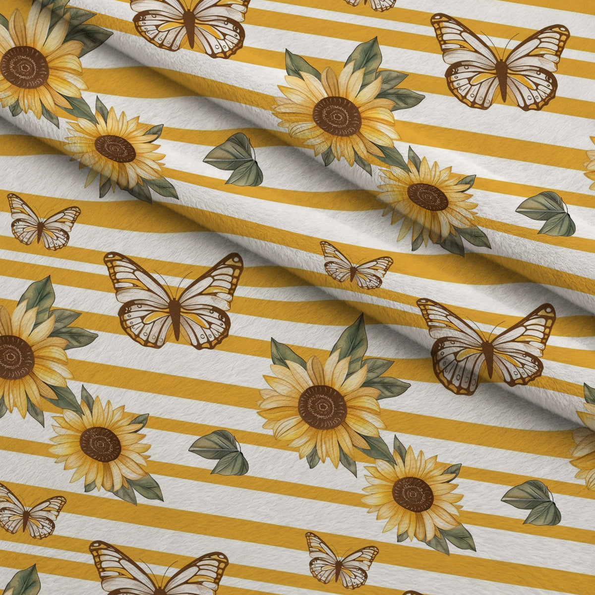 Golden Meadow Flutter Pattern 10 Minky Fabric