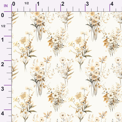 Golden Meadow Pattern 1 Minky Fabric