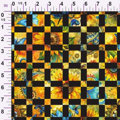 Golden Paisley Garden Pattern 16 Minky Fabric
