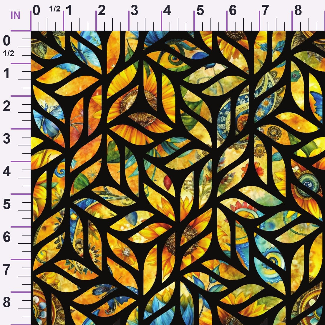 Golden Paisley Garden Pattern 21 Minky Fabric