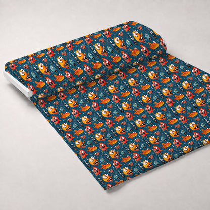 Googly Guppies Pattern 10 Minky Fabric