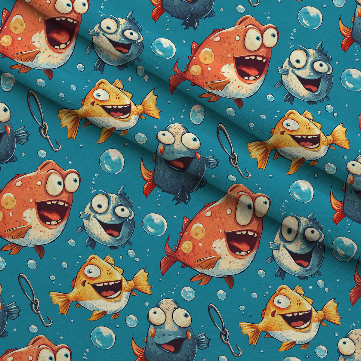 Googly Guppies Pattern 11 Minky Fabric