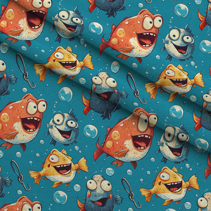 Googly Guppies Pattern 11 Minky Fabric