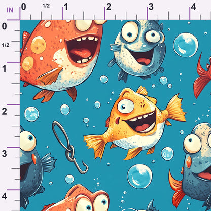 Googly Guppies Pattern 11 Minky Fabric