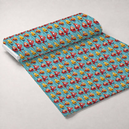 Googly Guppies Pattern 15 Minky Fabric