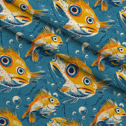 Googly Guppies Pattern 17 Minky Fabric