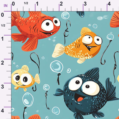 Googly Guppies Pattern 20 Minky Fabric