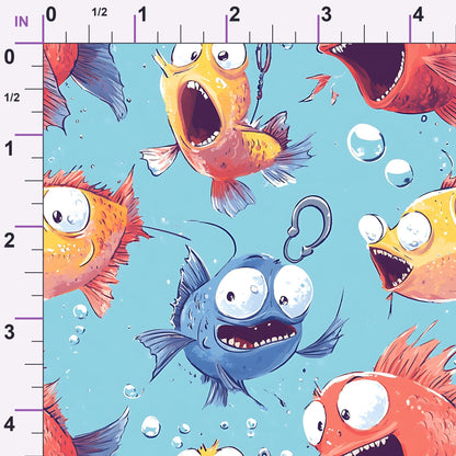 Googly Guppies Pattern 9 Minky Fabric