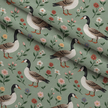 Gosling Garden Pattern 10 Minky Fabric