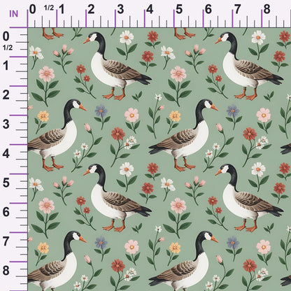 Gosling Garden Pattern 10 Minky Fabric