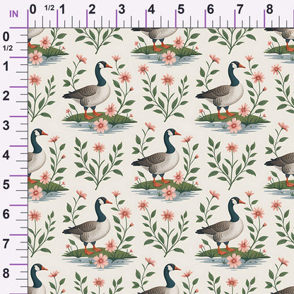 Gosling Garden Pattern 11 Minky Fabric