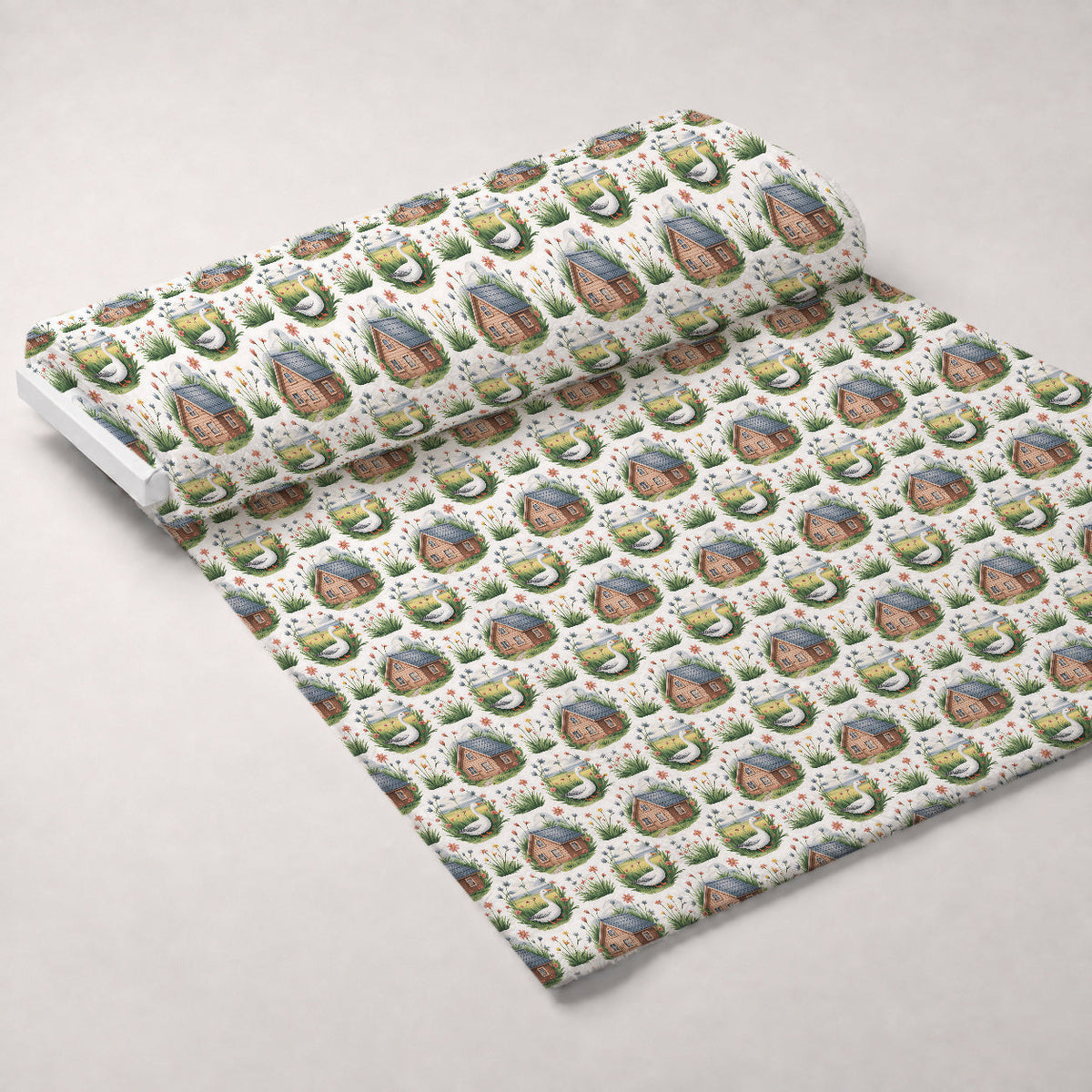 Gosling Garden Pattern 13 Minky Fabric