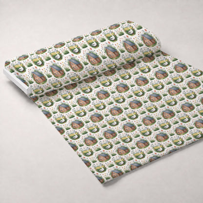 Gosling Garden Pattern 13 Minky Fabric