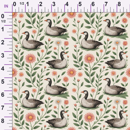 Gosling Garden Pattern 17 Minky Fabric