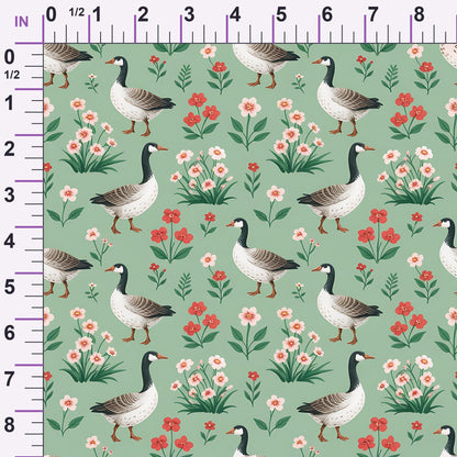 Gosling Garden Pattern 19 Minky Fabric