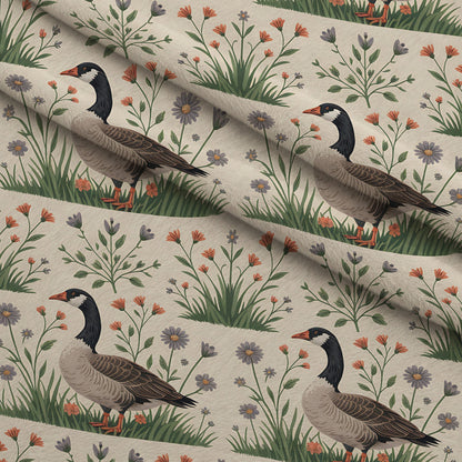Gosling Garden Pattern 2 Minky Fabric