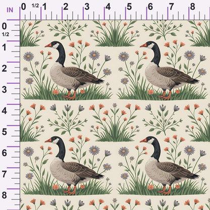 Gosling Garden Pattern 2 Minky Fabric