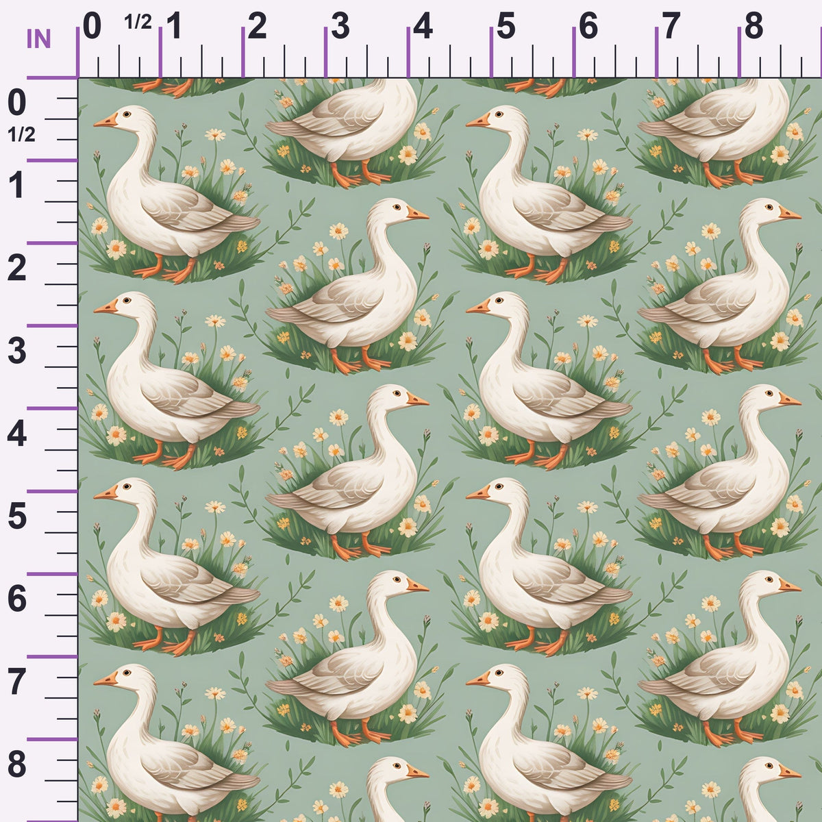 Gosling Garden Pattern 21 Minky Fabric