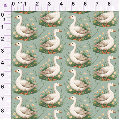 Gosling Garden Pattern 21 Minky Fabric