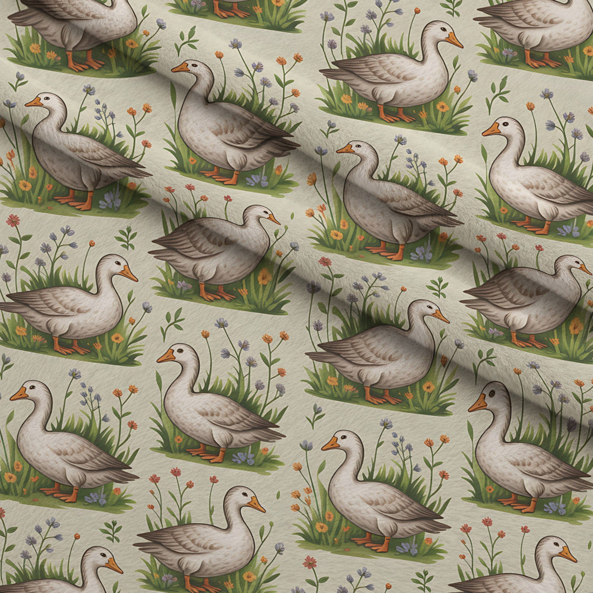 Gosling Garden Pattern 22 Minky Fabric
