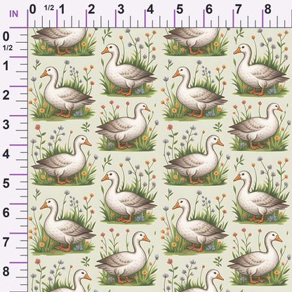 Gosling Garden Pattern 22 Minky Fabric