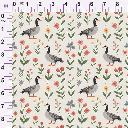 Gosling Garden Pattern 23 Minky Fabric