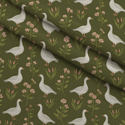Gosling Garden Pattern 24 Minky Fabric