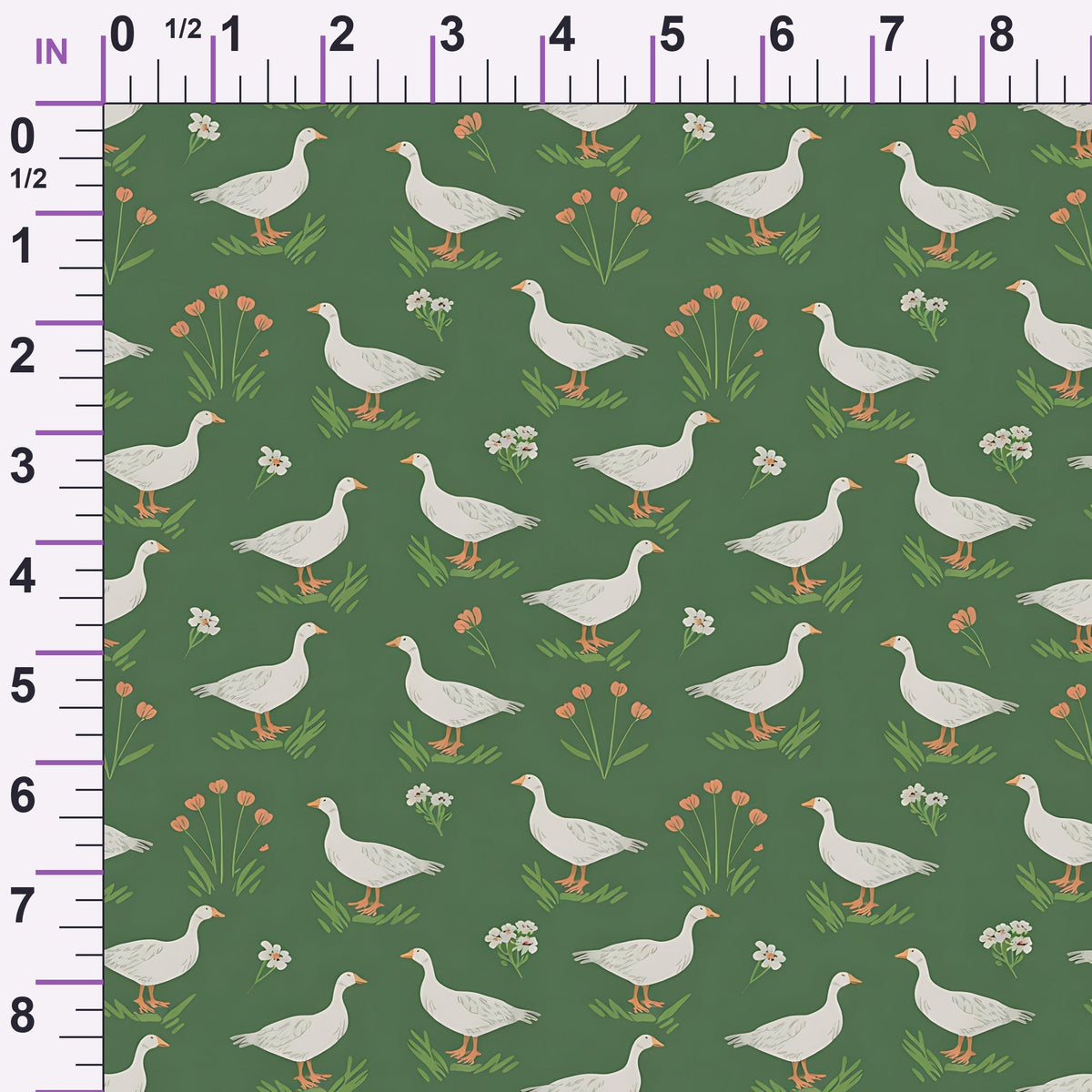 Gosling Garden Pattern 26 Minky Fabric