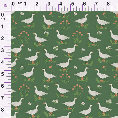 Gosling Garden Pattern 26 Minky Fabric