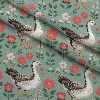 Gosling Garden Pattern 27 Minky Fabric