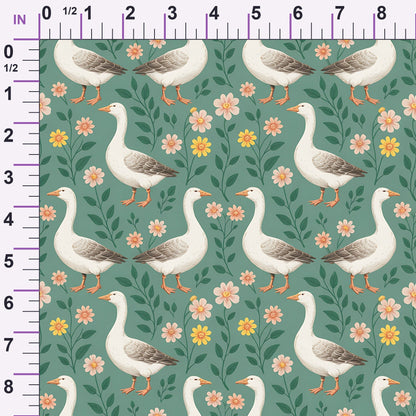 Gosling Garden Pattern 28 Minky Fabric