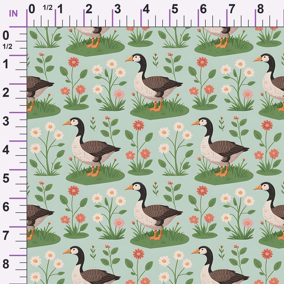 Gosling Garden Pattern 29 Minky Fabric