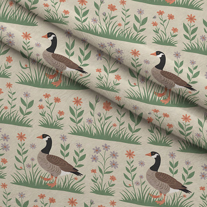 Gosling Garden Pattern 3 Minky Fabric