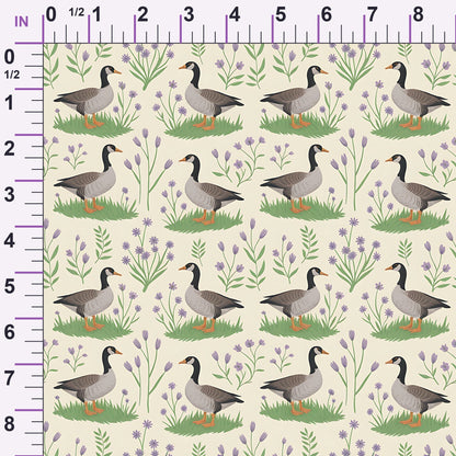 Gosling Garden Pattern 8 Minky Fabric