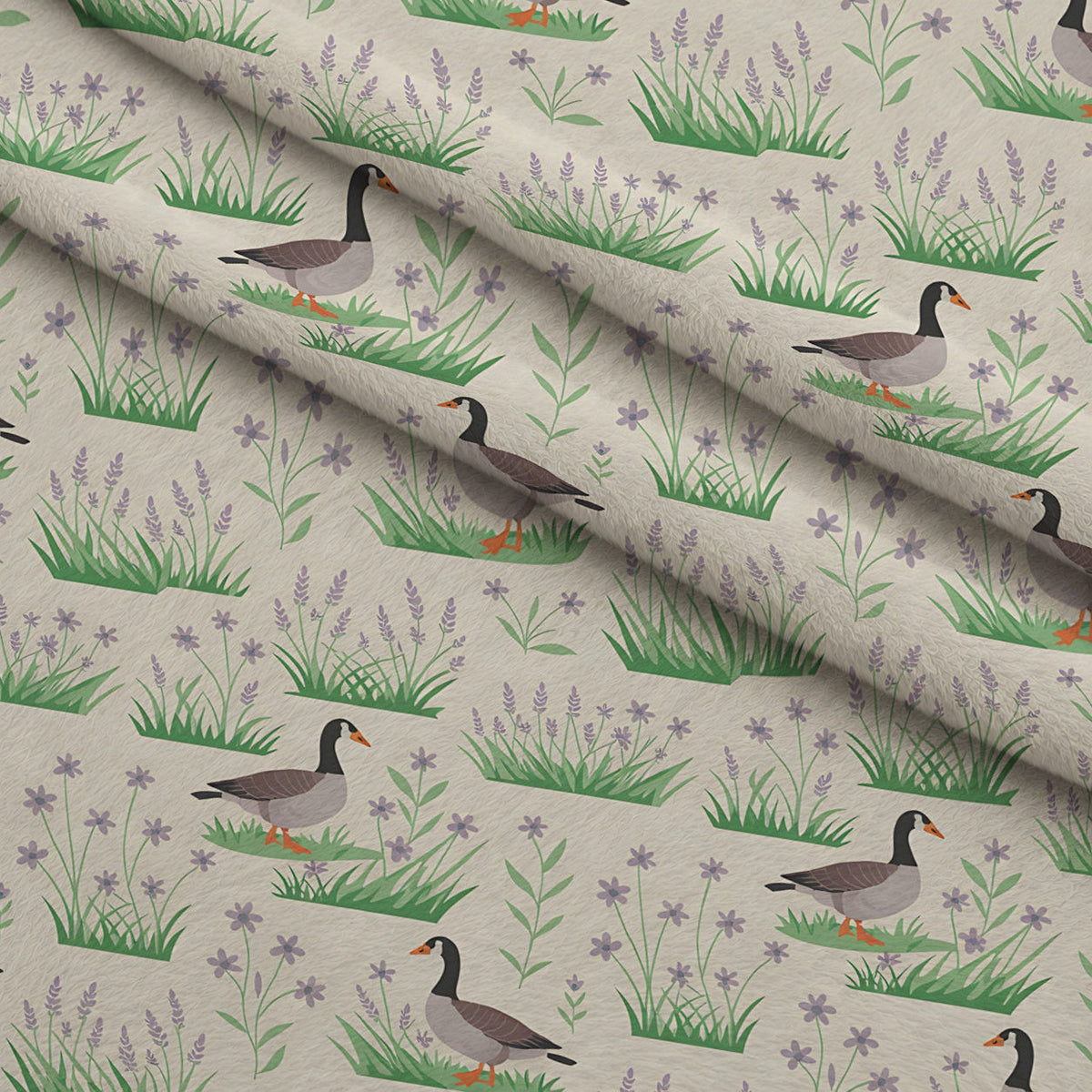 Gosling Garden Pattern 9 Minky Fabric