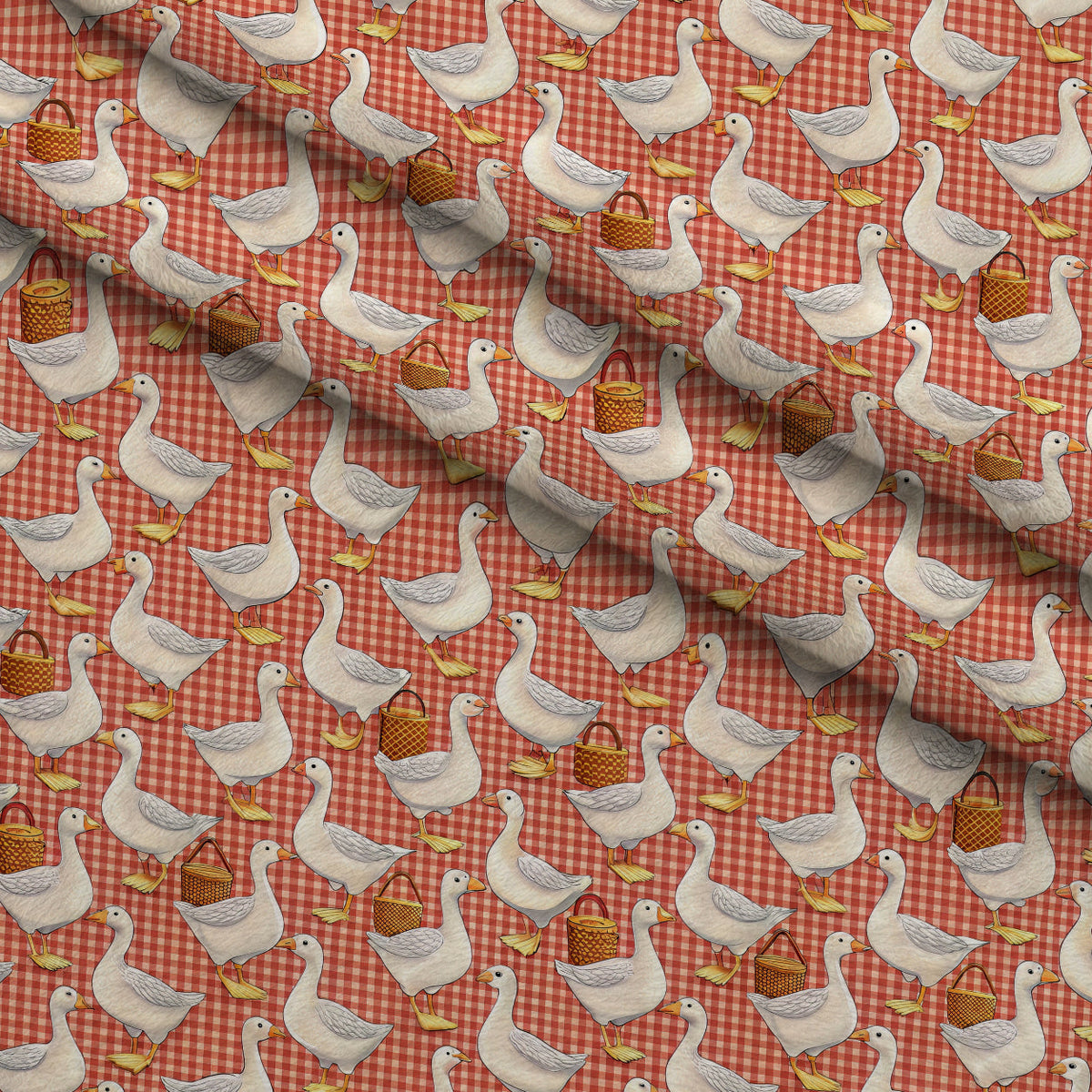 Gosling Plaid Pattern 2 Minky Fabric