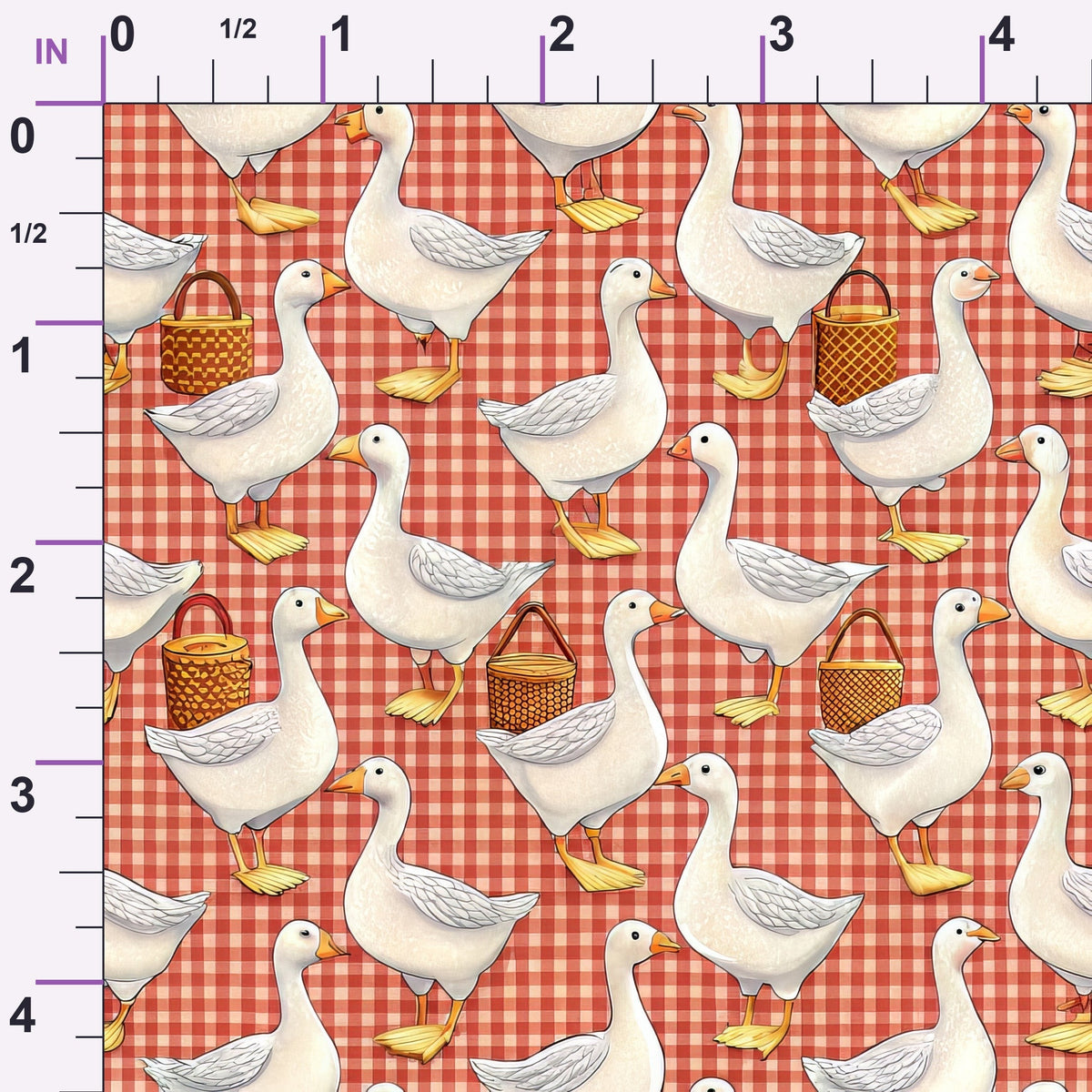 Gosling Plaid Pattern 2 Minky Fabric